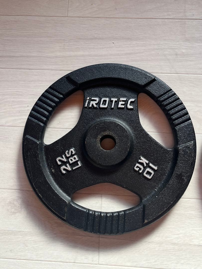 iROTECアイロテックダンベルプレート 10KG×2