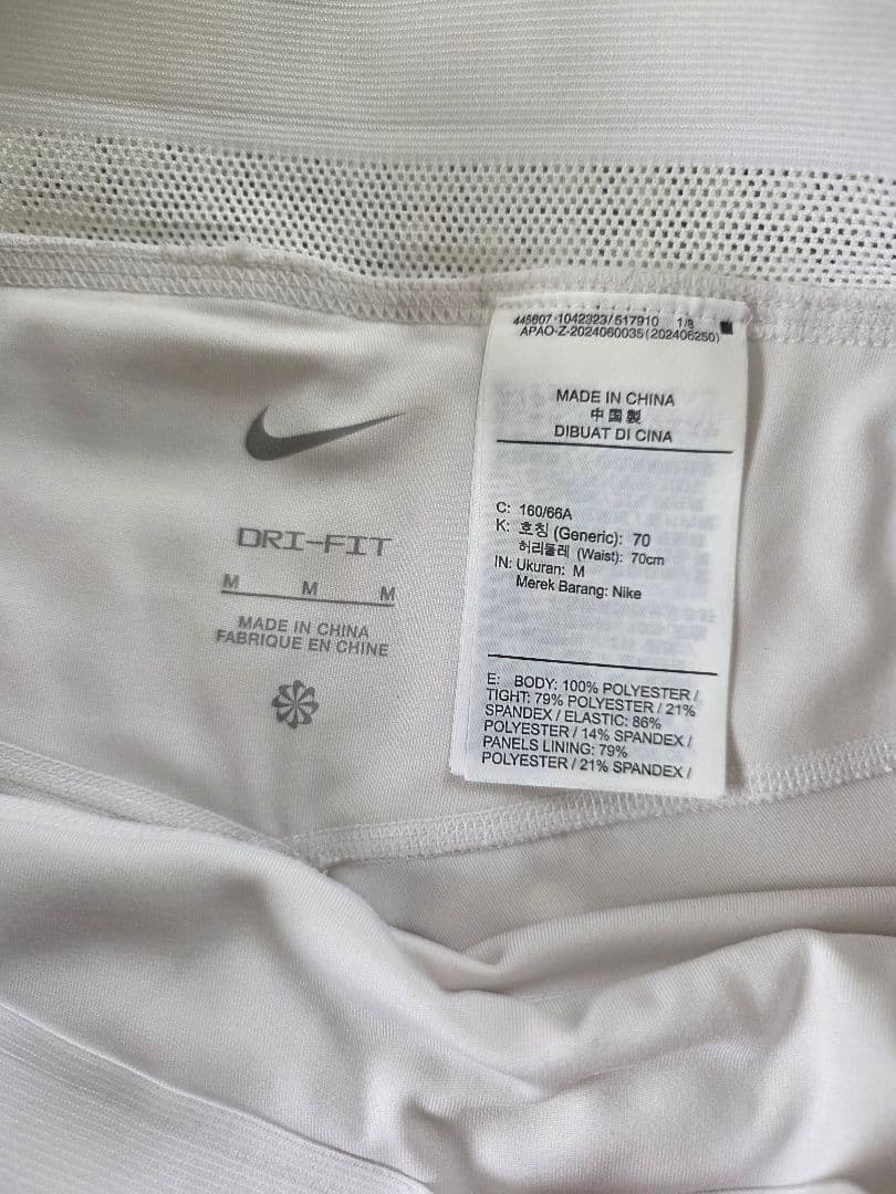 NIKE テニススコート　M　2025年モデル　FZ6513