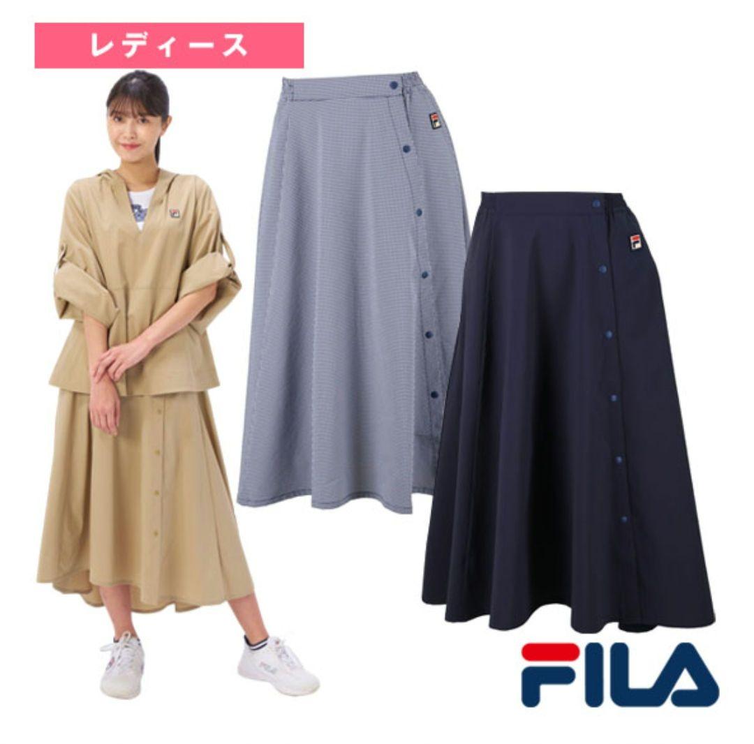 新品　FILA　ラップロングスカート