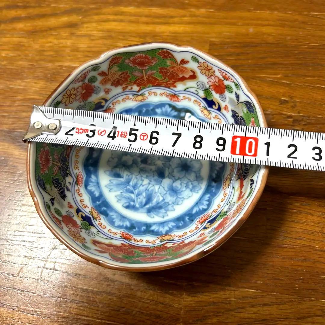 三洋陶器　龍峰窯　染錦古伊万里　小鉢5枚