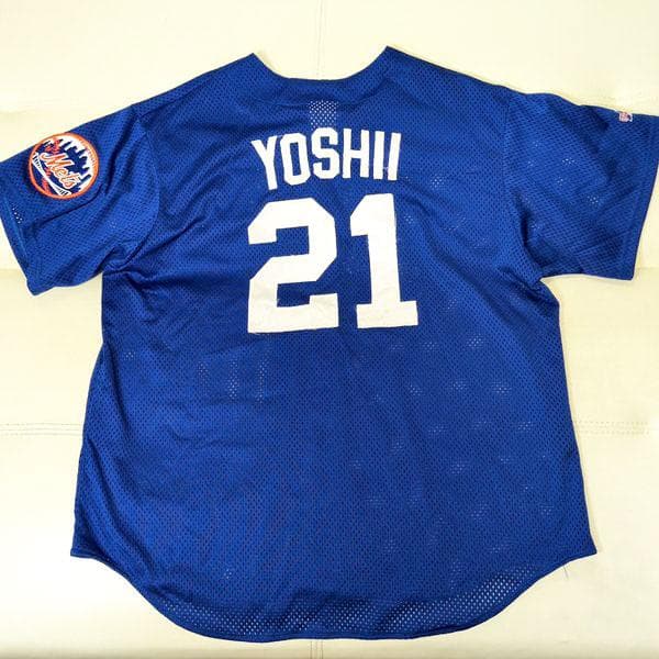 USA製 メッツ 吉井理人 #21 レプリカユニフォーム XL マジェスティック