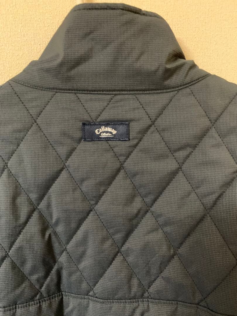 【美品】キャロウェイCallaway 2wayブルゾン ブラックネイビー 系3L