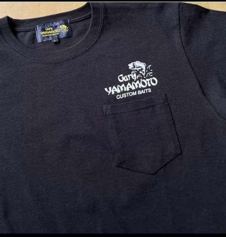 Gary yamamoto　ゲーリーヤマモトポケット Tシャツ　ブラックM