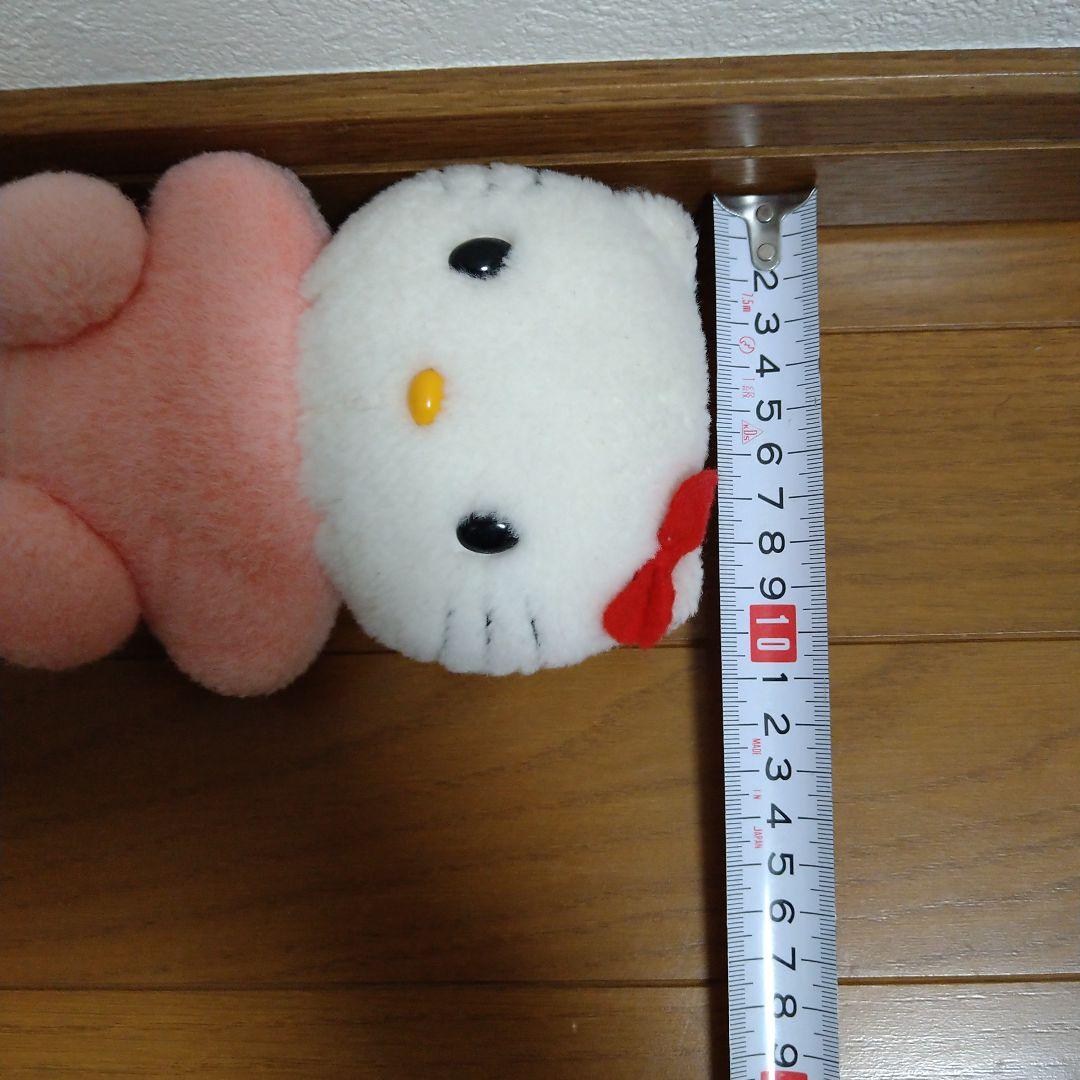 入手困難/希少/1976年初期キティちゃんのぬいぐるみ/旧ロゴ