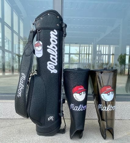 Malbon キャディバッグ キャスター付き 容量多機能韓国風 ゴルフ遠征対応✅