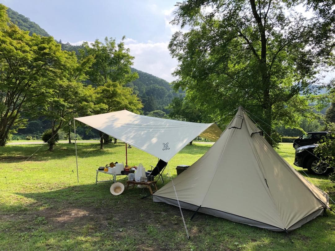 DOD チーズタープS（3×3ｍ）タープポール付き