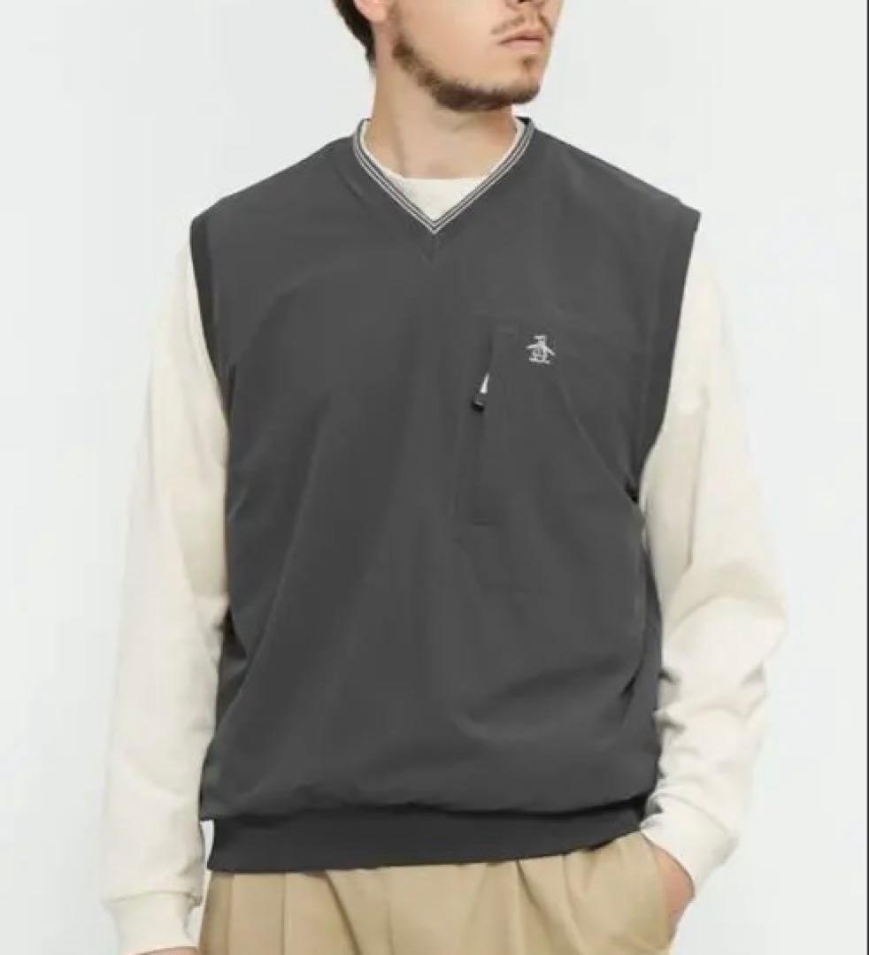 今季新作Penguin by Munsingwear メンズベスト ダークグレー
