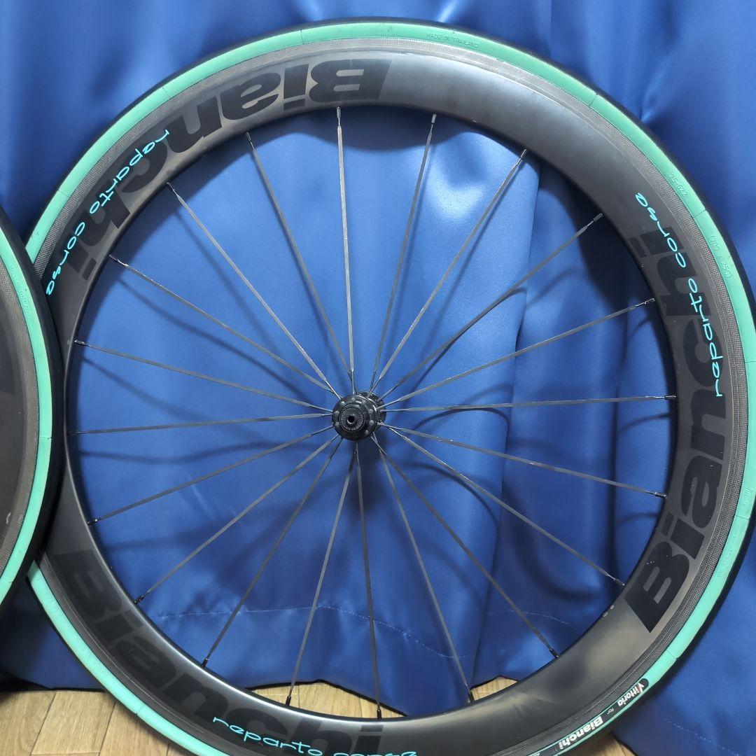 bianchi token クリンチャーカーボンホイール 11s