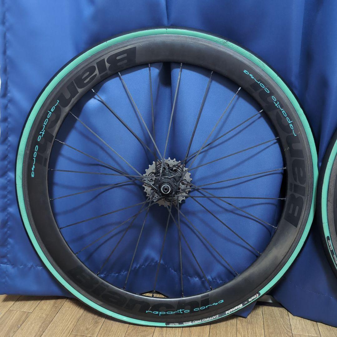 bianchi token クリンチャーカーボンホイール 11s