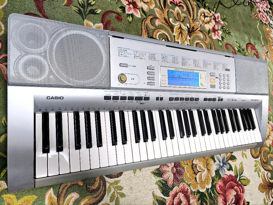 状態良好・箱付き CASIO CTK-4000 61鍵盤 電子キーボード 練習用