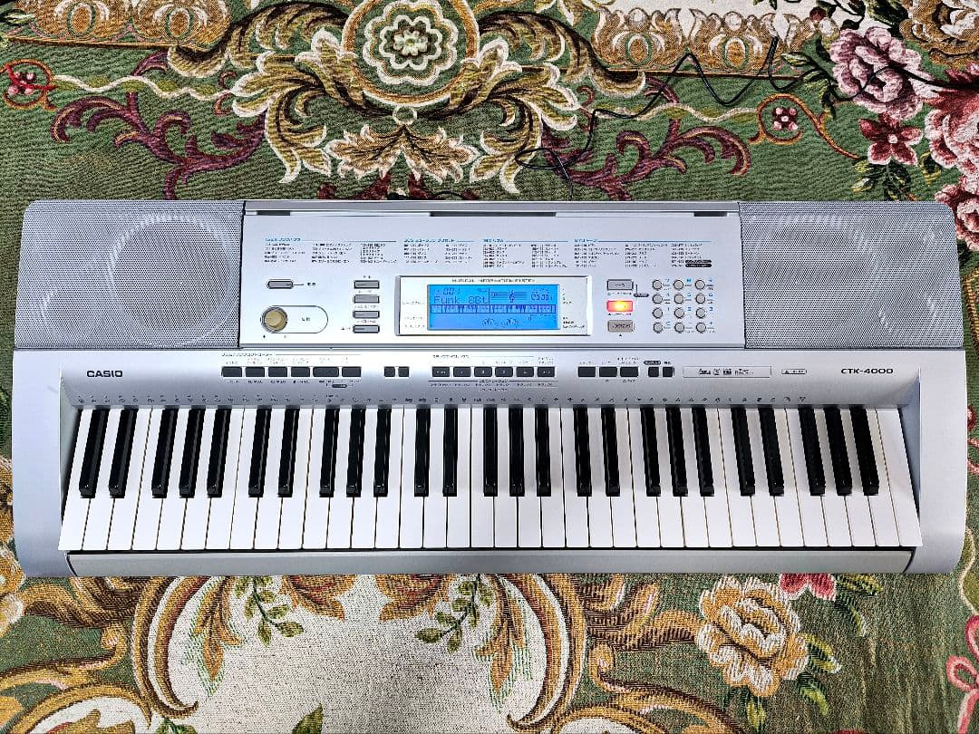 状態良好・箱付き CASIO CTK-4000 61鍵盤 電子キーボード 練習用