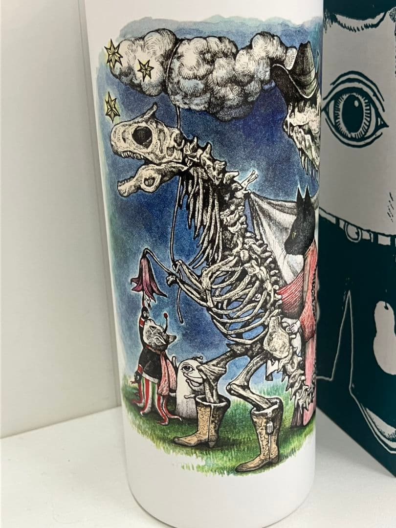 【ヒグチユウコ　スリムサーモステンレスボトル】夜のおさんぽ　500ml