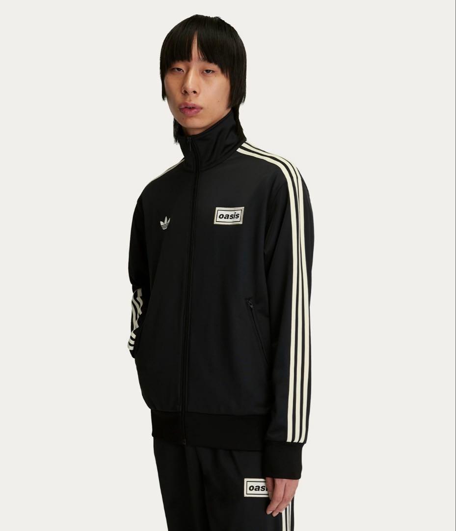 adidas × Oasis ツアー ファイヤーバード トラックジャケット　黒