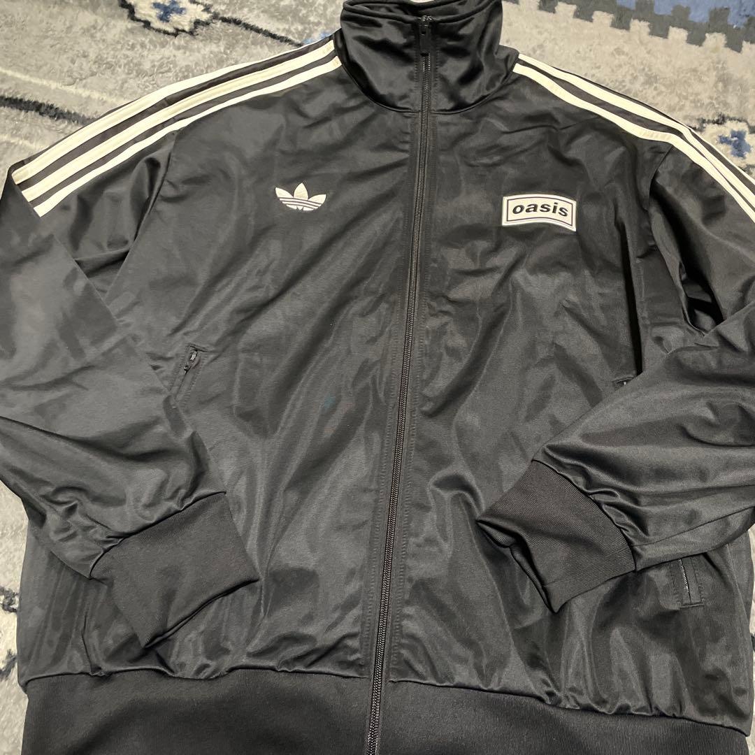 adidas × Oasis ツアー ファイヤーバード トラックジャケット　黒