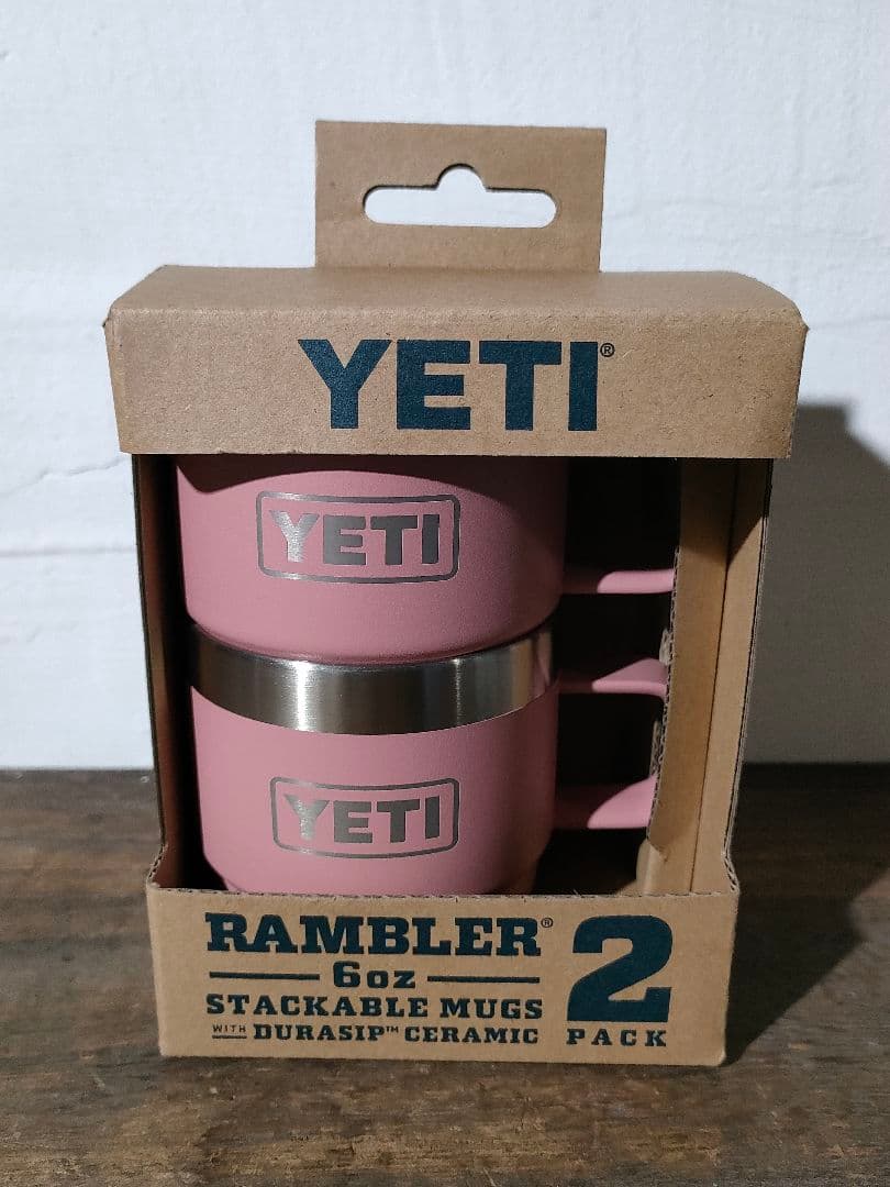 イエティ ランブラー 6oz スタッカブルマグ 2個セット ピンク