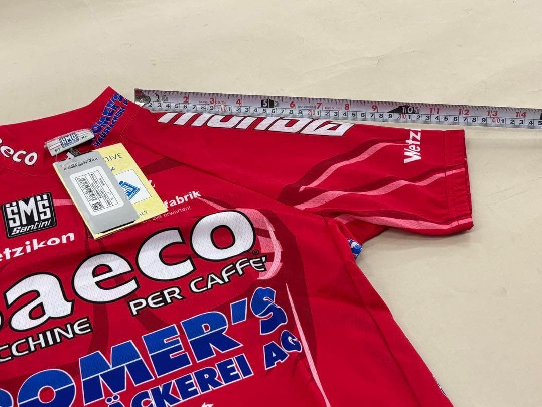 370【新品】SANTINI　SAECO　半袖サイクルジャージ　XL