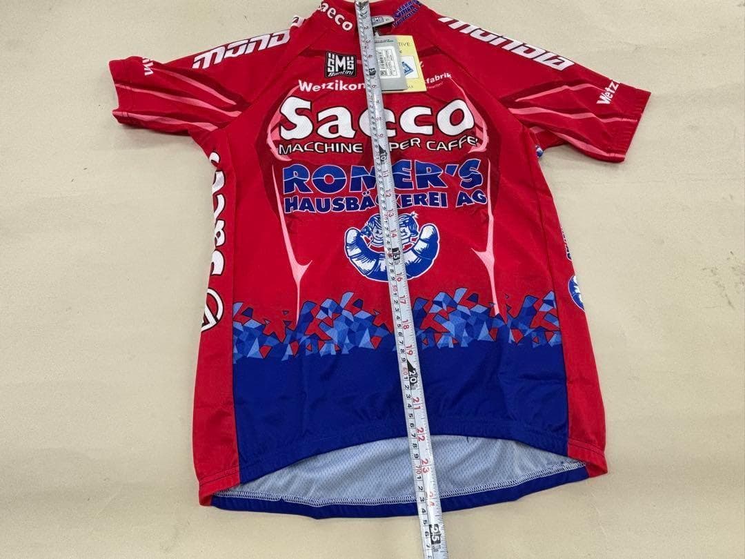 370【新品】SANTINI　SAECO　半袖サイクルジャージ　XL