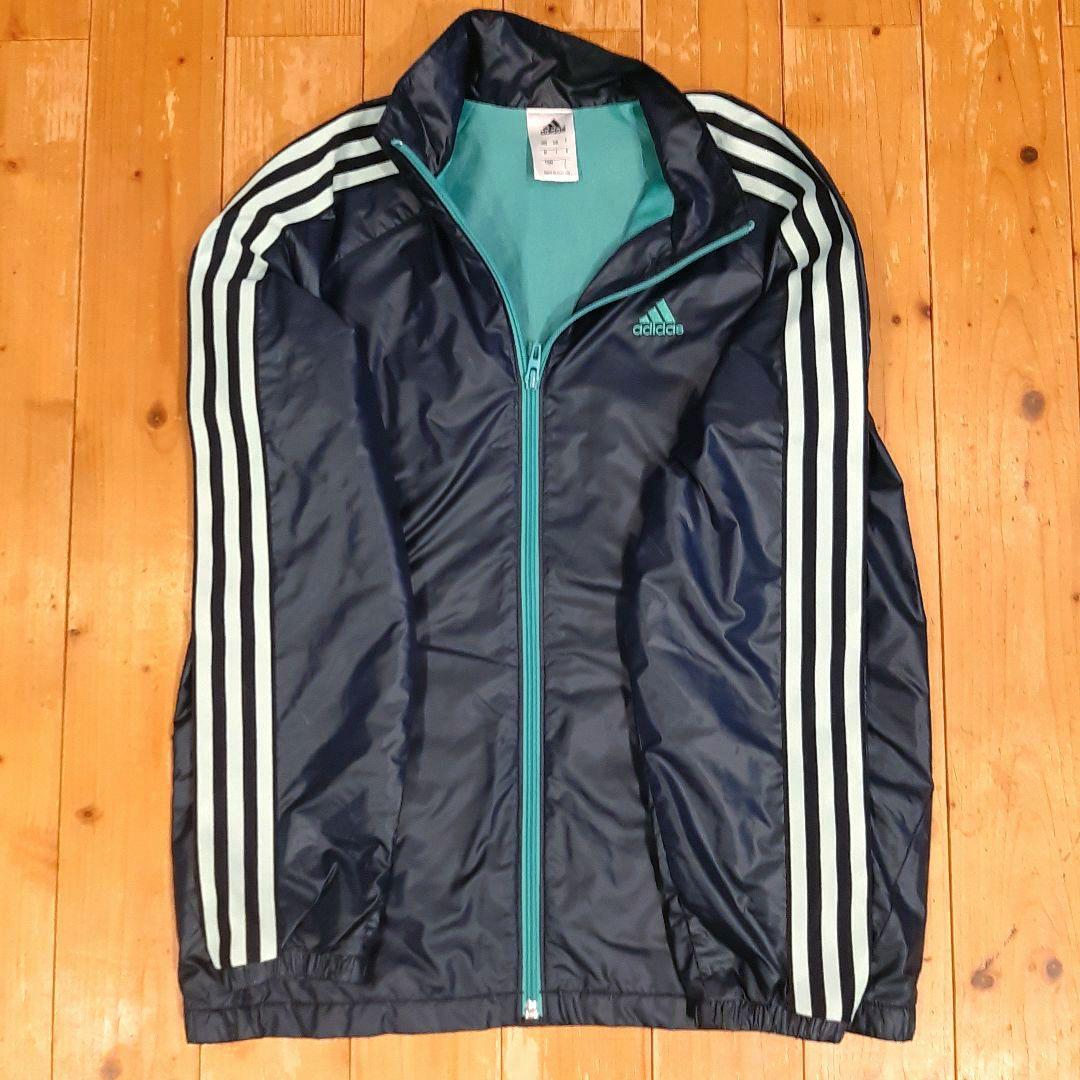 adidas ナイロン ピステ・ウィンドブレーカー 上下 ネイビー/スカイブルー