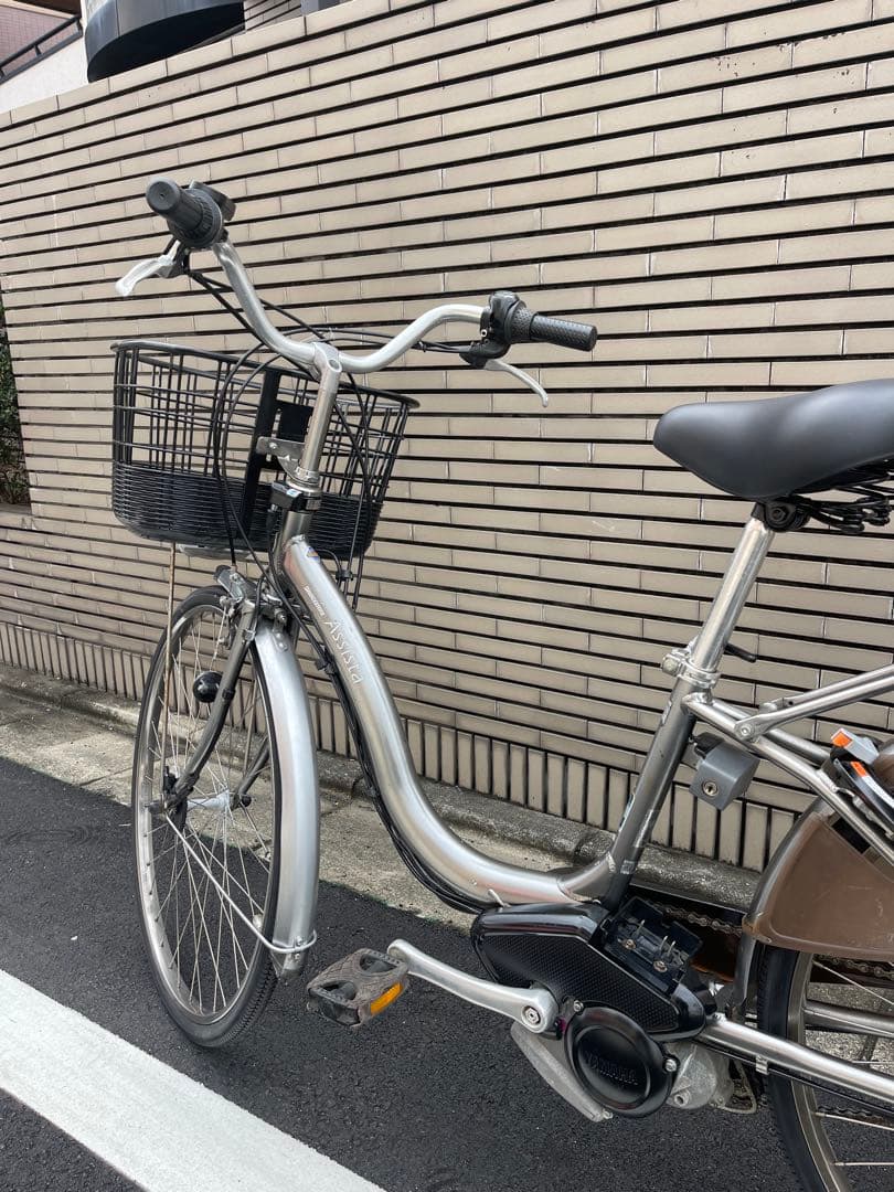 シルバー 電動アシスト自転車 シティタイプ26CBXA32