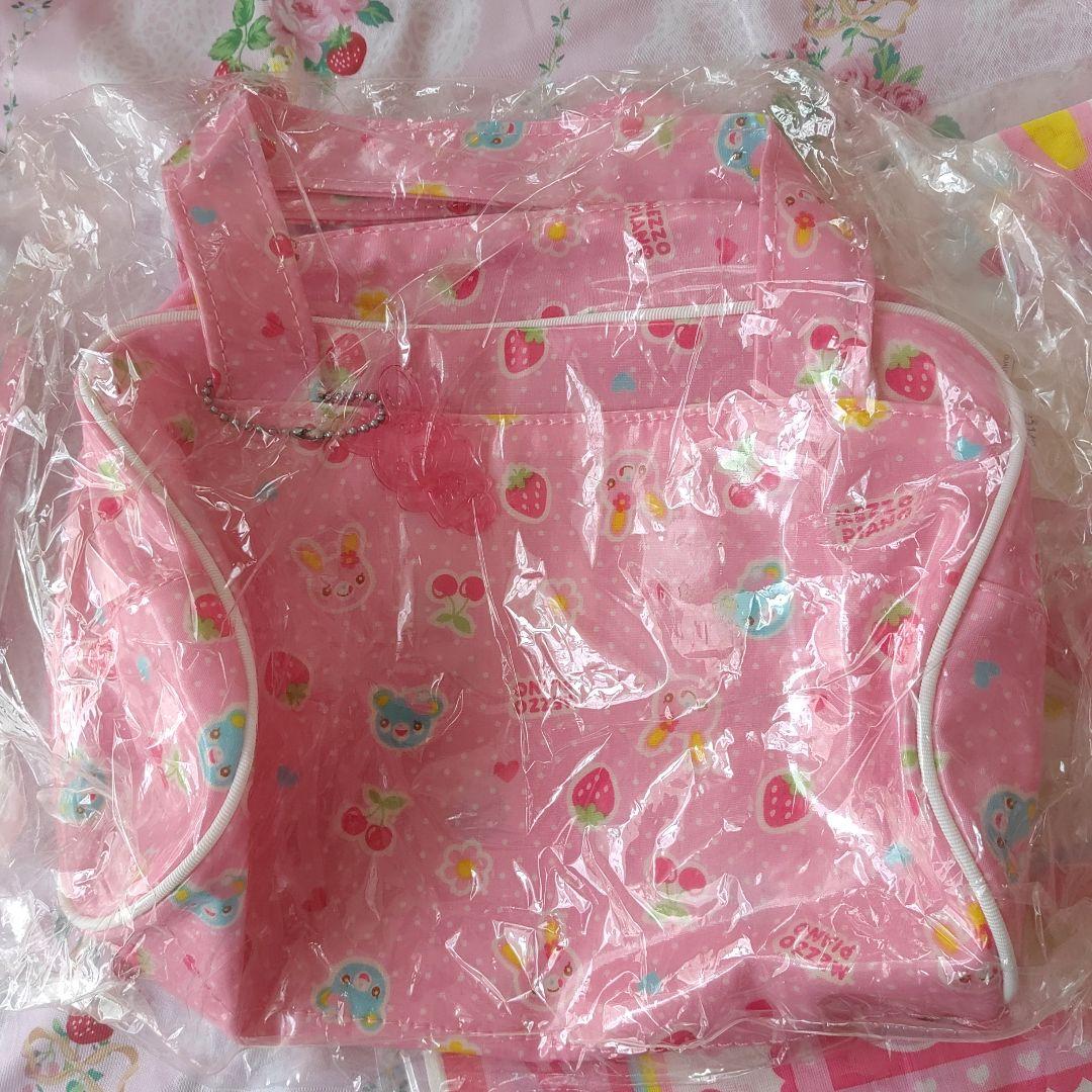 当時物　メゾピアノ ラブリーみみぽぽ　バッグ　生地　財布　ミミポポ　ポーチ