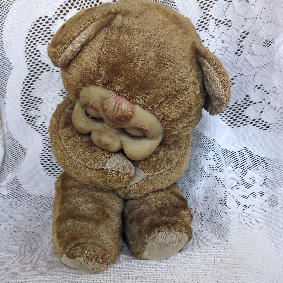 時雨様　アンティーク　茶色のクマのぬいぐるみ　テディベア