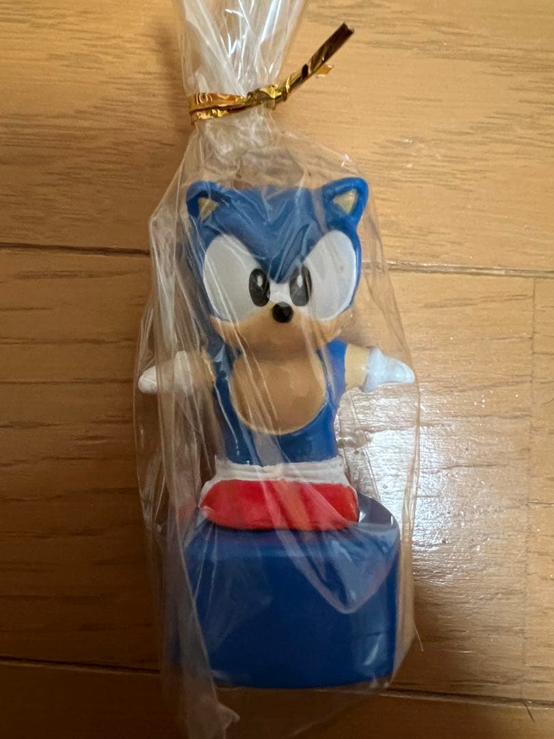 SEGA ソニック　フィギュア　スタンプ　レトロ