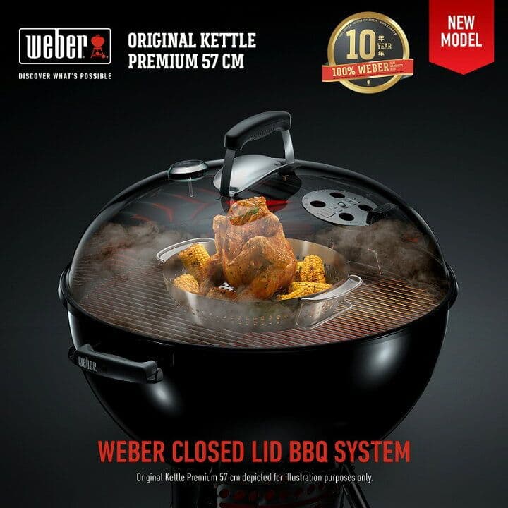 値下げ新品 Weber 57cm オリジナルケトルプレミアム 14401508