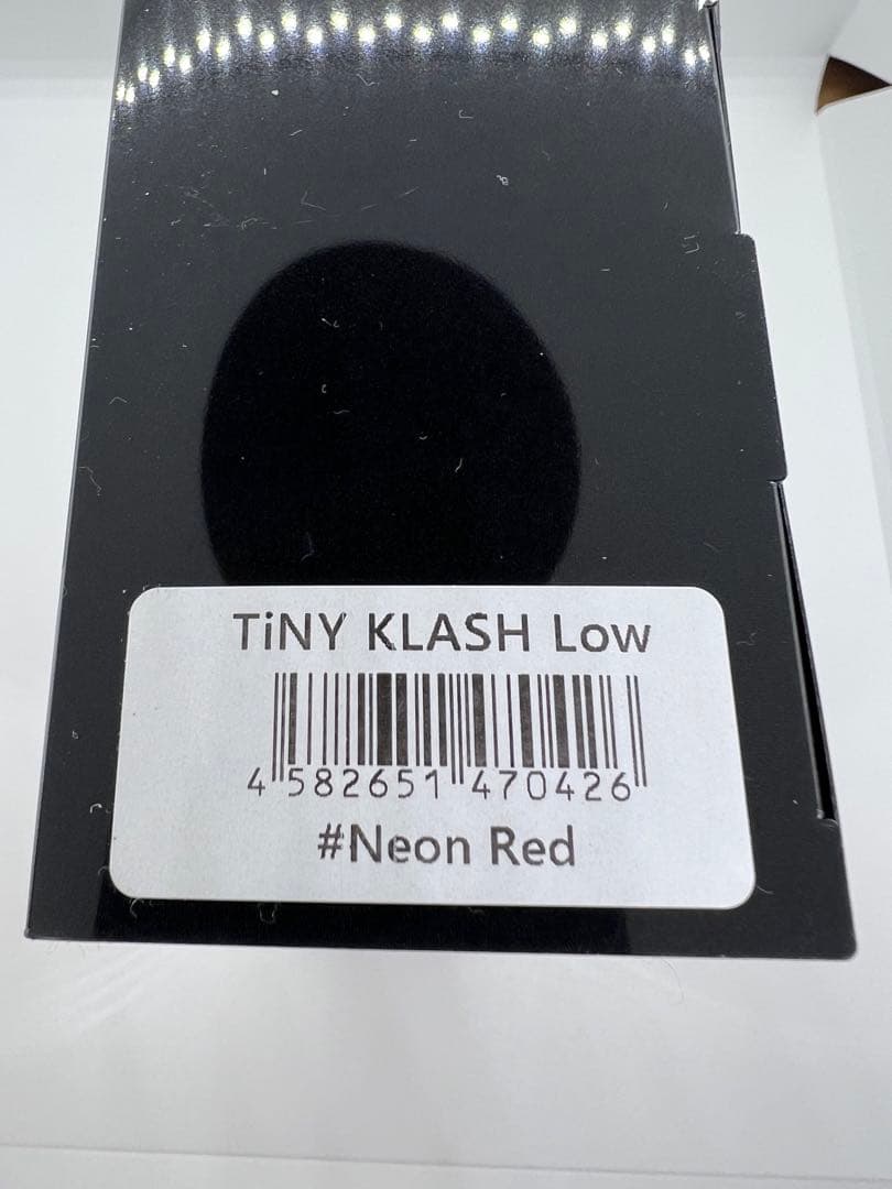 未開封品★タイニークラッシュLOW★オリカラ★ネオンレッド★NEON RED