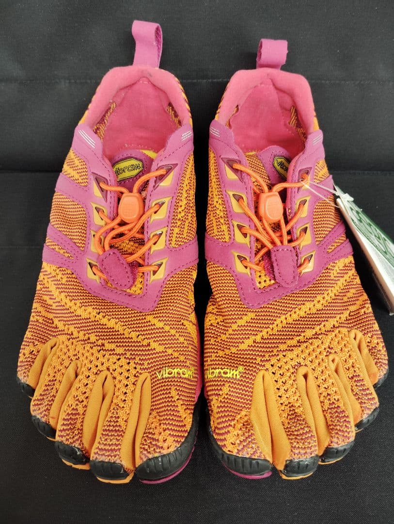 Vibram 5本指フィットネスシューズ オレンジ/パープル