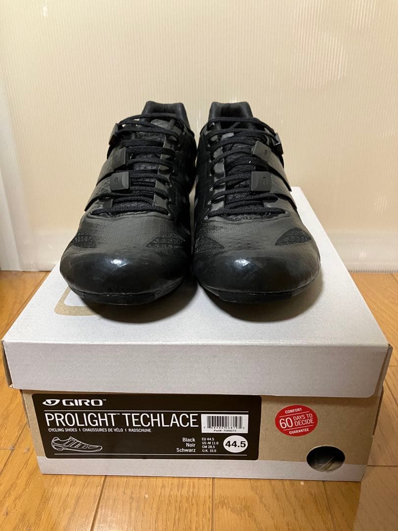 【レア美品】Giro Prolight Techlace ブラック 44.5