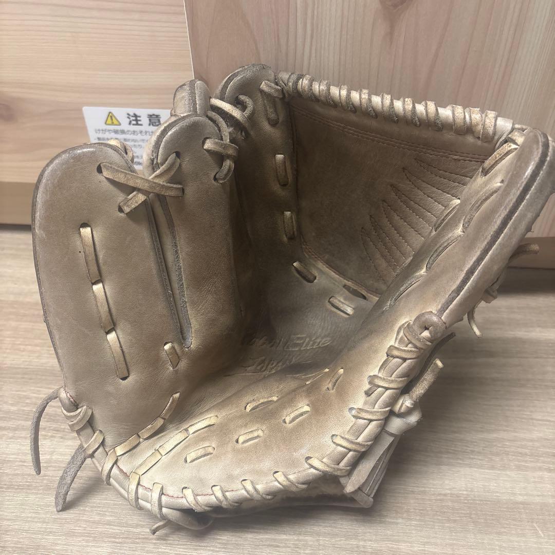 Mizuno 硬式グローブ ライトグレー