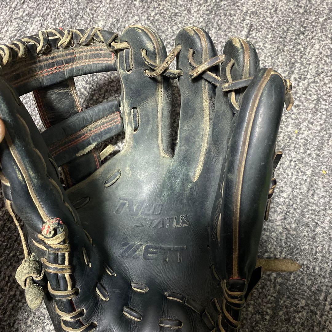 ゼット 硬式野球グローブ 黒