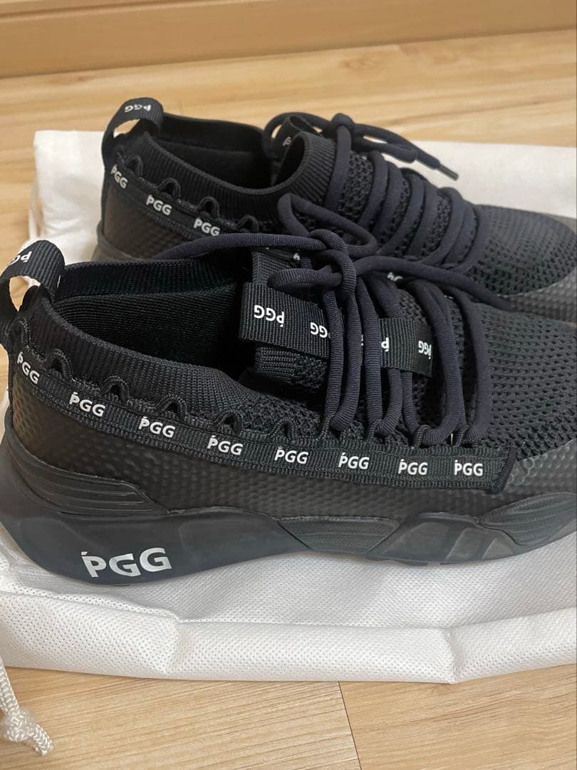 PGG 防水ニット ローカット ゴルフシューズ　24.5cm