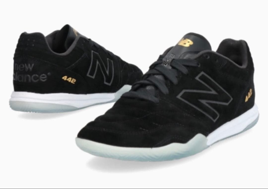 New Balance 442 黒 フットサルシューズ　28cm