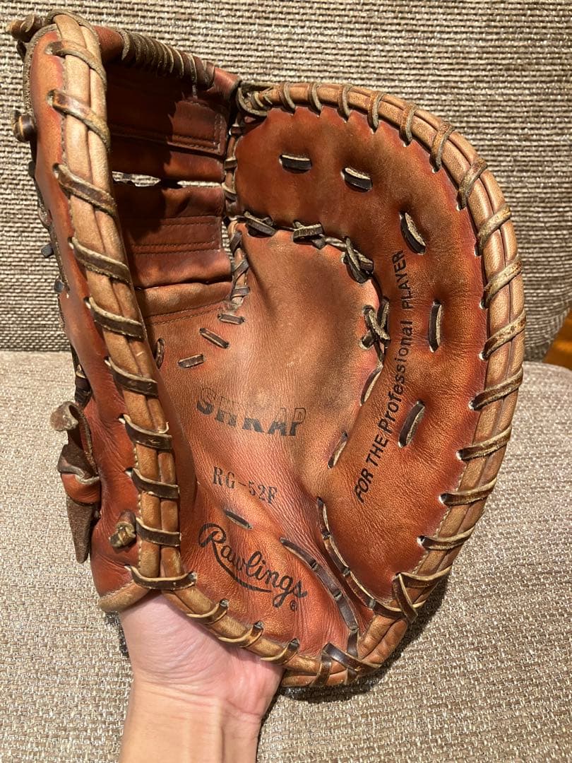 Rawlings by asics/RG-52F/軟式ファーストミット/ブラウン