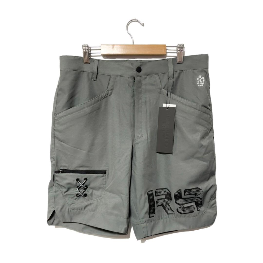 新品 ラッセルノ ゴルフ RS ロゴ ストレッチ ショーツ グレー L 5