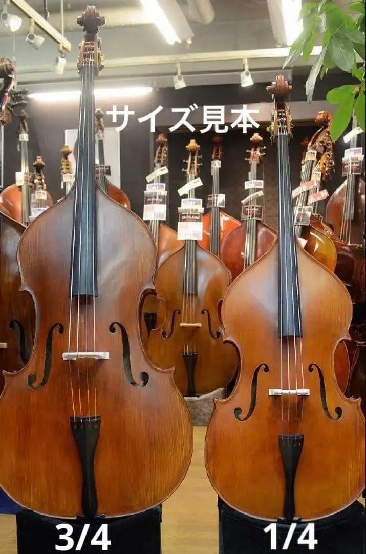 \"引き取り限定\" Gliga 1/4 コントラバス　グリガ　ウッドベース
