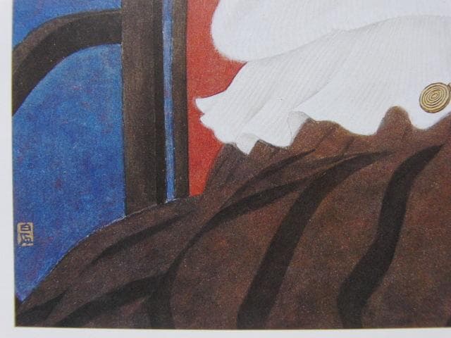 加藤晨明、【ひととき】、希少な大判額装用画集より、美品、日本人画家