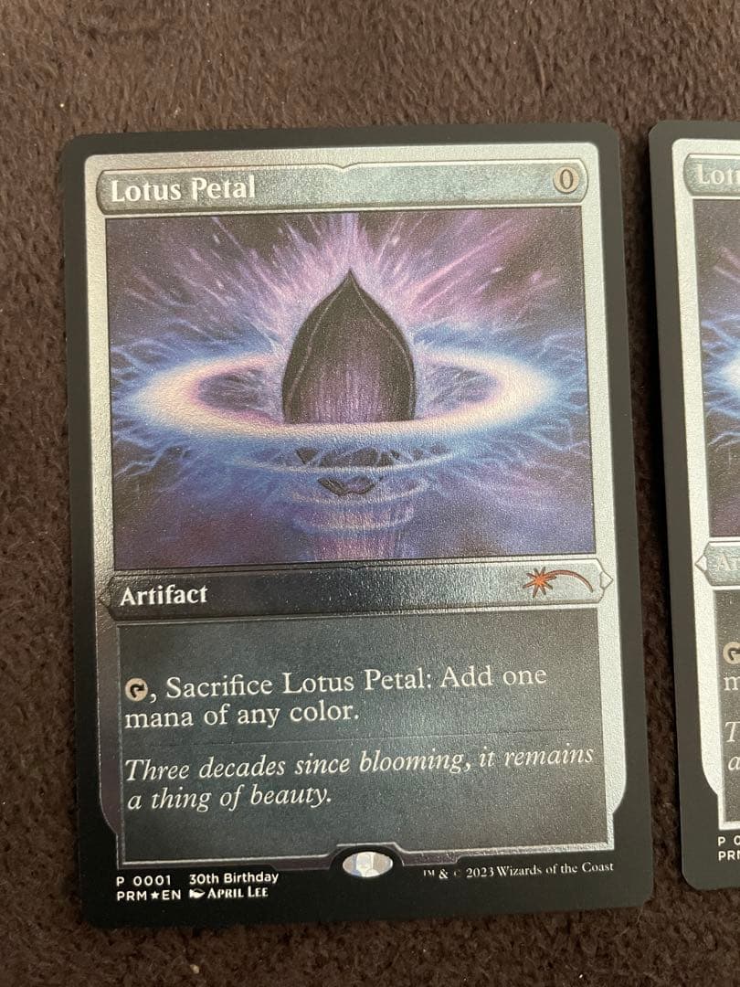 【MTG】水蓮の花びら Foil 3枚