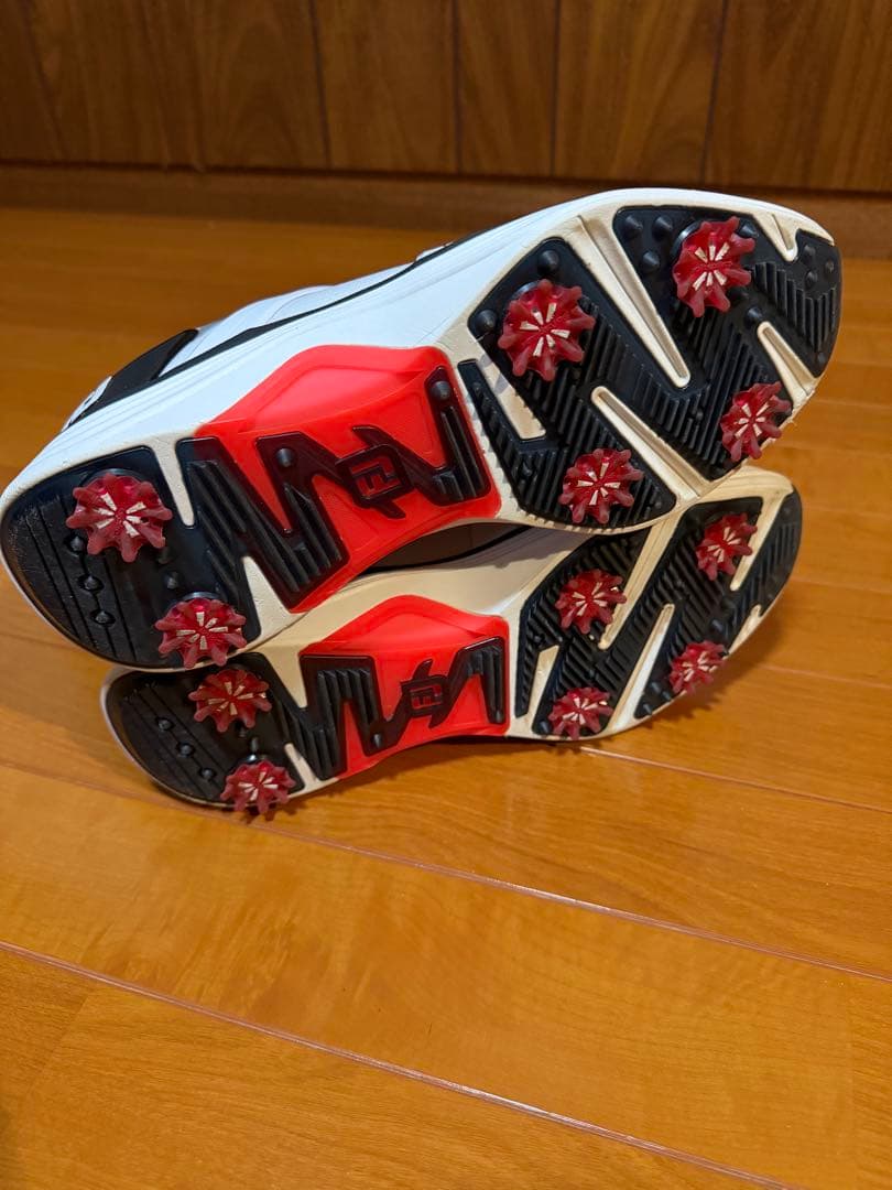 美品 1回着用　フットジョイ FootJoyハイパーフレックス BOA 白　27