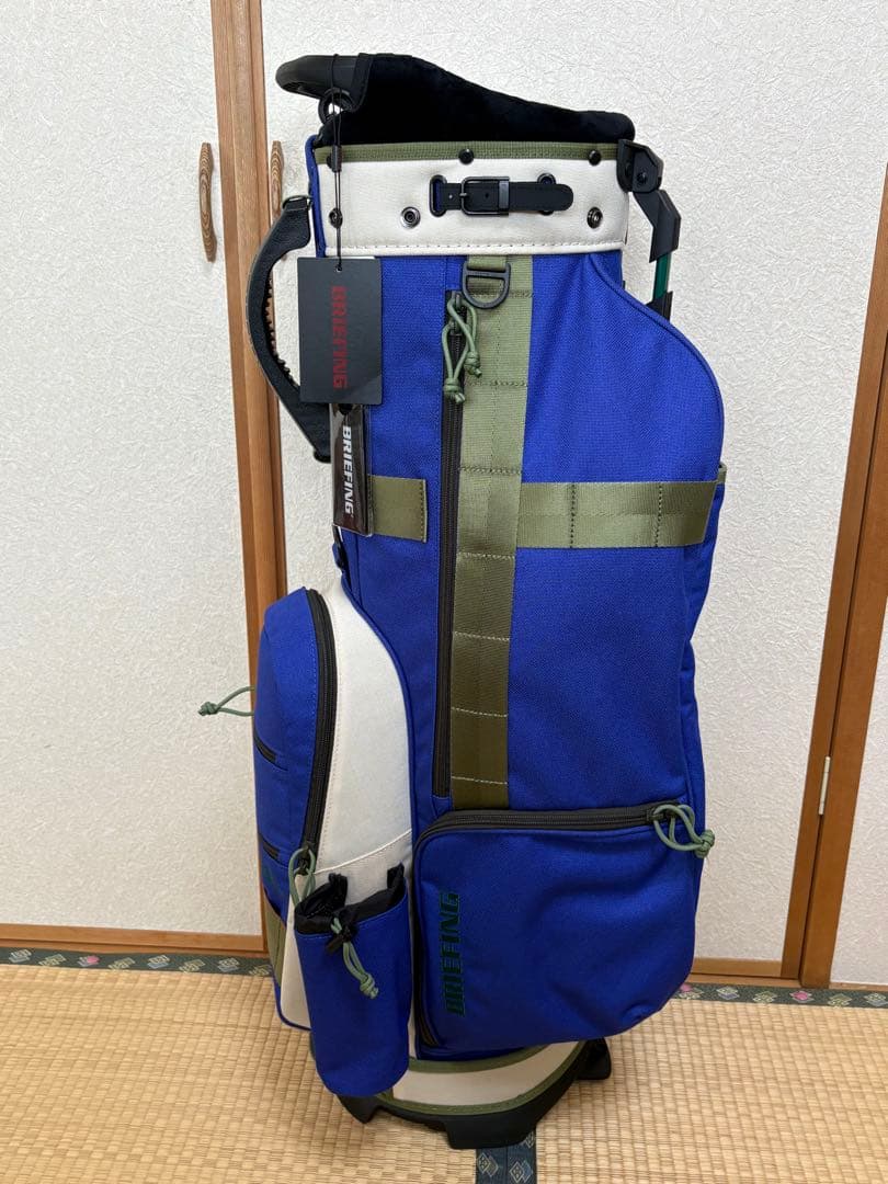 未使用)ブリーフィング キャディバッグ CR-8 ブルー 定価79,200円