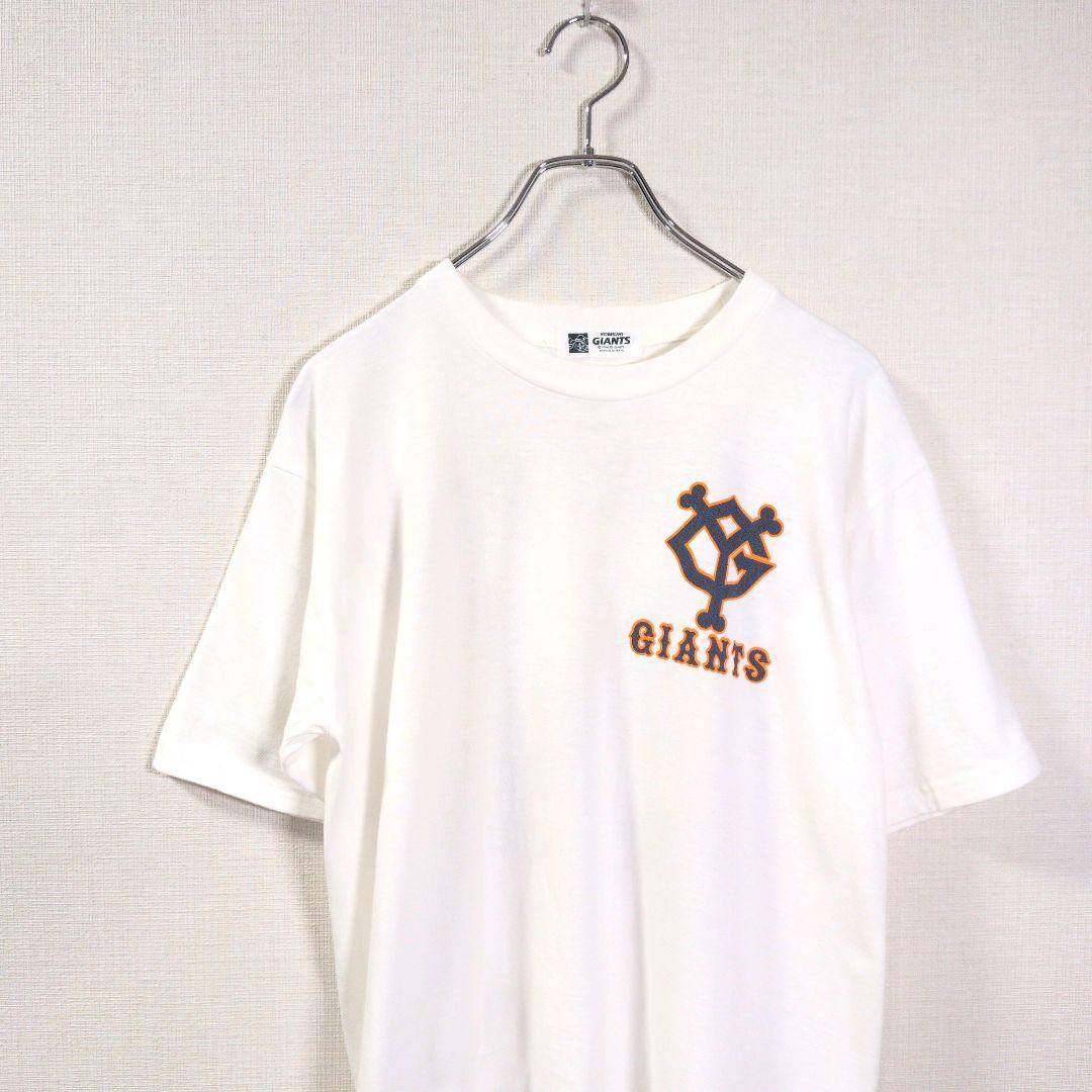 YOMIURI GIANTS Tシャツ 高橋由伸選手 ホワイト ロゴ　24