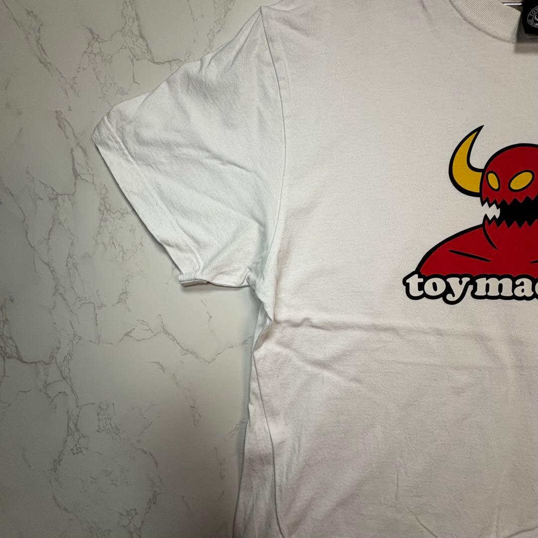 toy machine ホワイトTシャツ スケーター ストリート　古着　Lサイズ