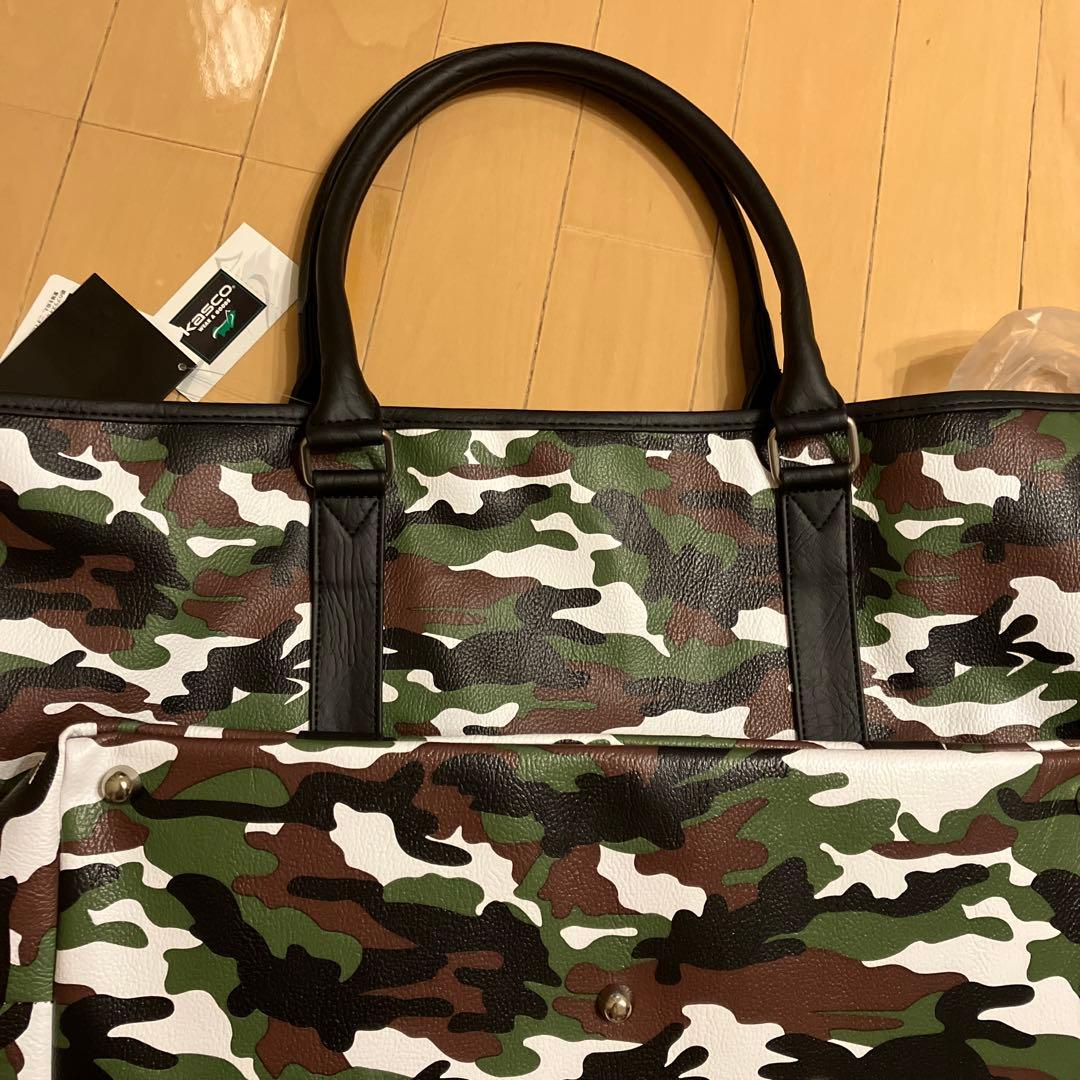 【新品】Kasco カモフラージュ ゴルフバッグ 大