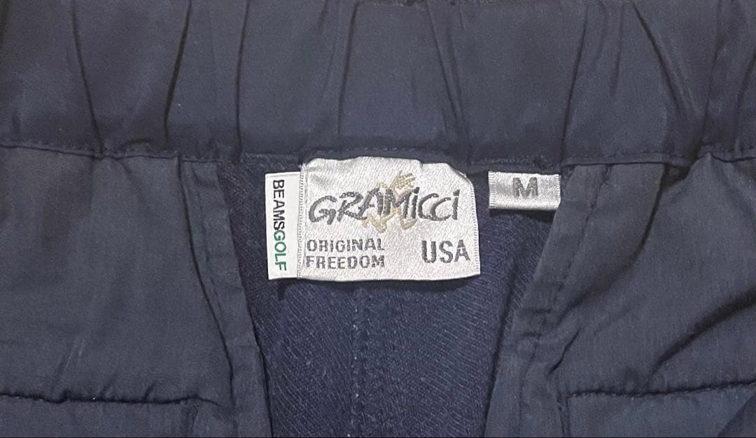 GRAMICCI ✖️ BEAMS GOLF 　別注　パンツ　ネイビー　グラミチ