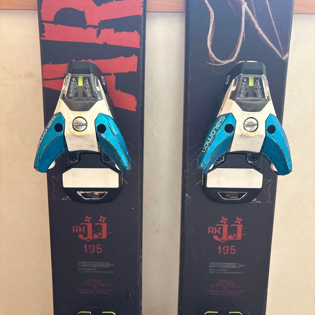 ARMADA JJ 195 スキー バインディング付き