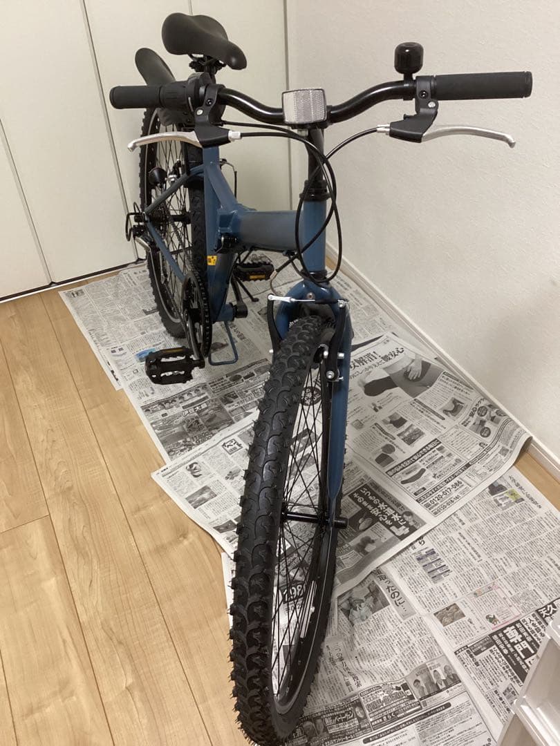 【特価】FIELDCHAMP 26インチ6段折畳みマウンテンバイクGY