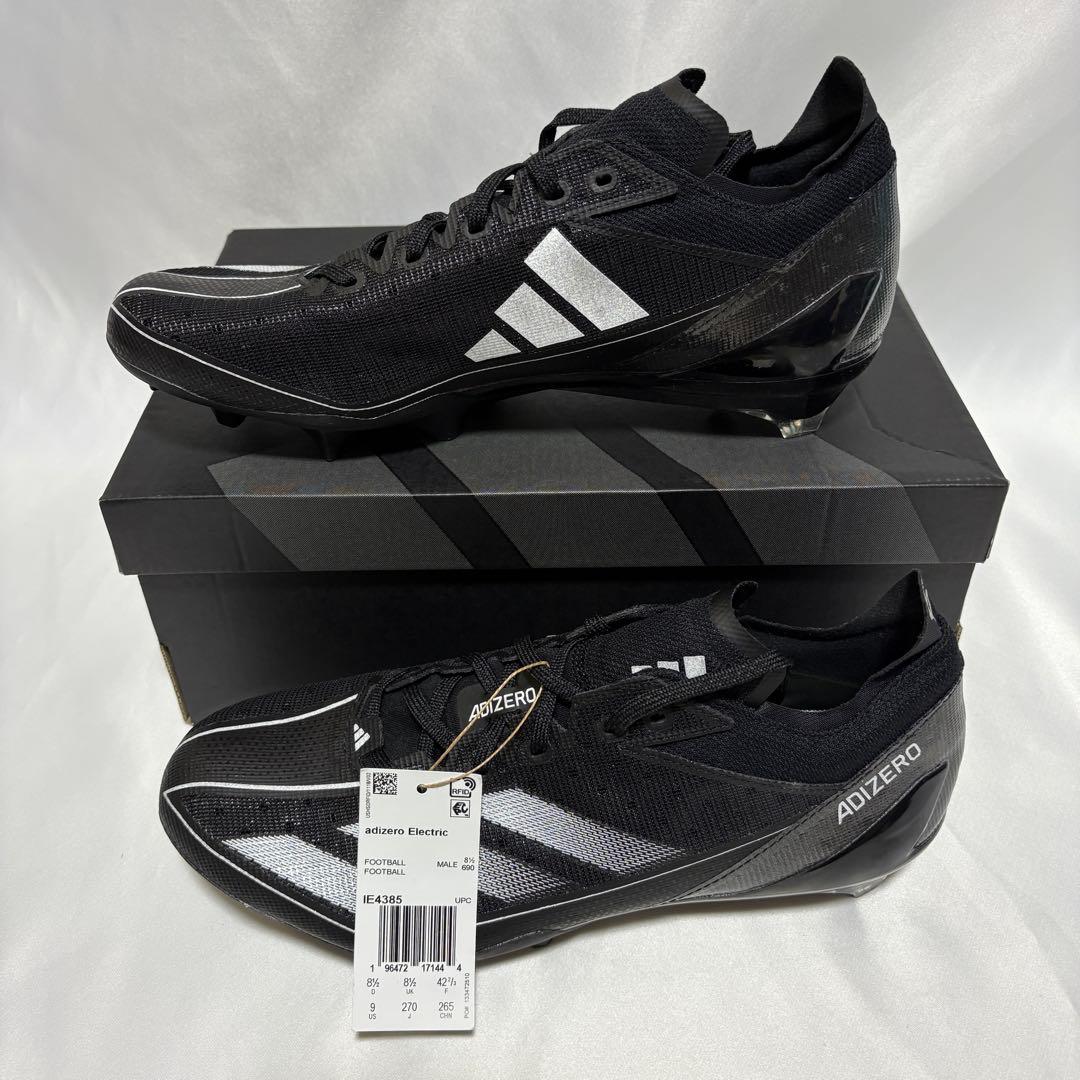 Adizero Electric Cleats BLK/WHT 27.0　S