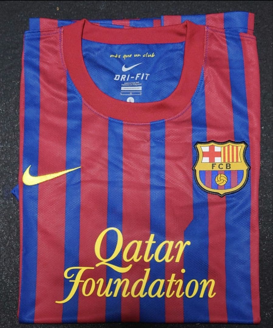 【美品/L】FCバルセロナ 11/12 オーセンティックホーム ユニフォーム