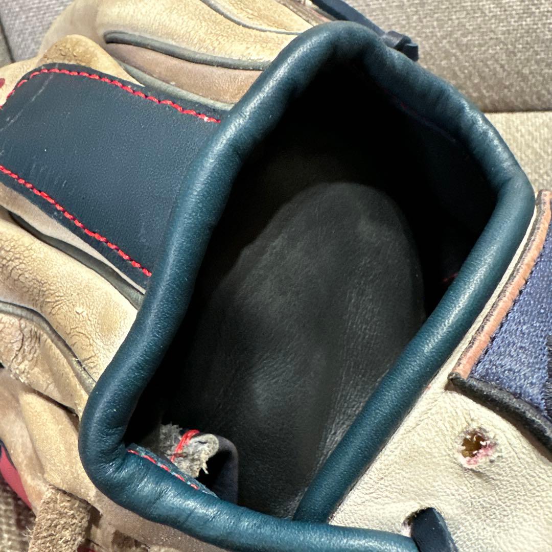 値下げ不可【中古】Wilson 一般ソフトボール/軟式 内野用グローブ　リペア品